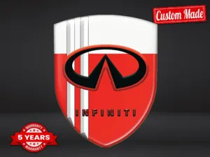 Infiniti Adesivi Lunotto Auto Stile Corse Regolabili
